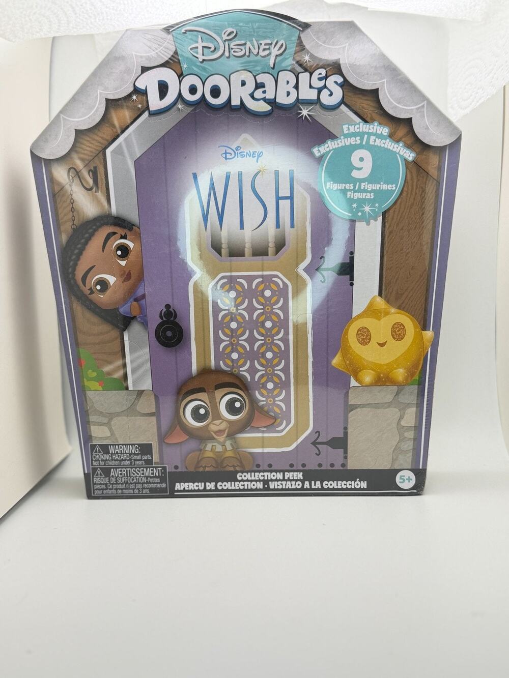 Disney Doorables Wish Exclusive Figurines Set - 9 Collectible Characters Ages 5+